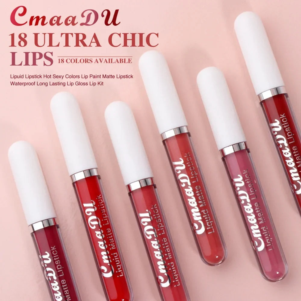 Labial liquido mate de larga duración
