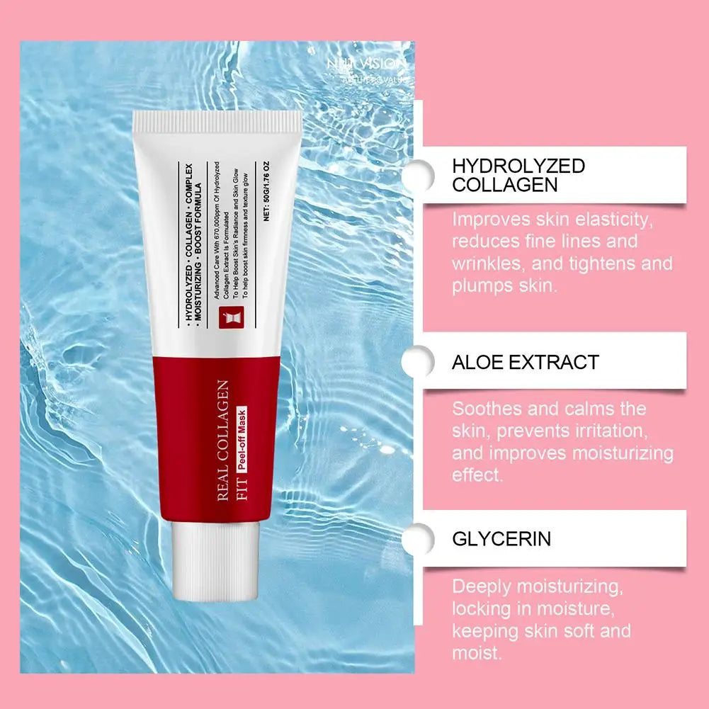 Mascarilla nocturna hidratante de colágeno