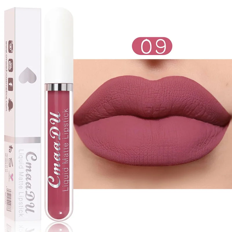 Labial liquido mate de larga duración