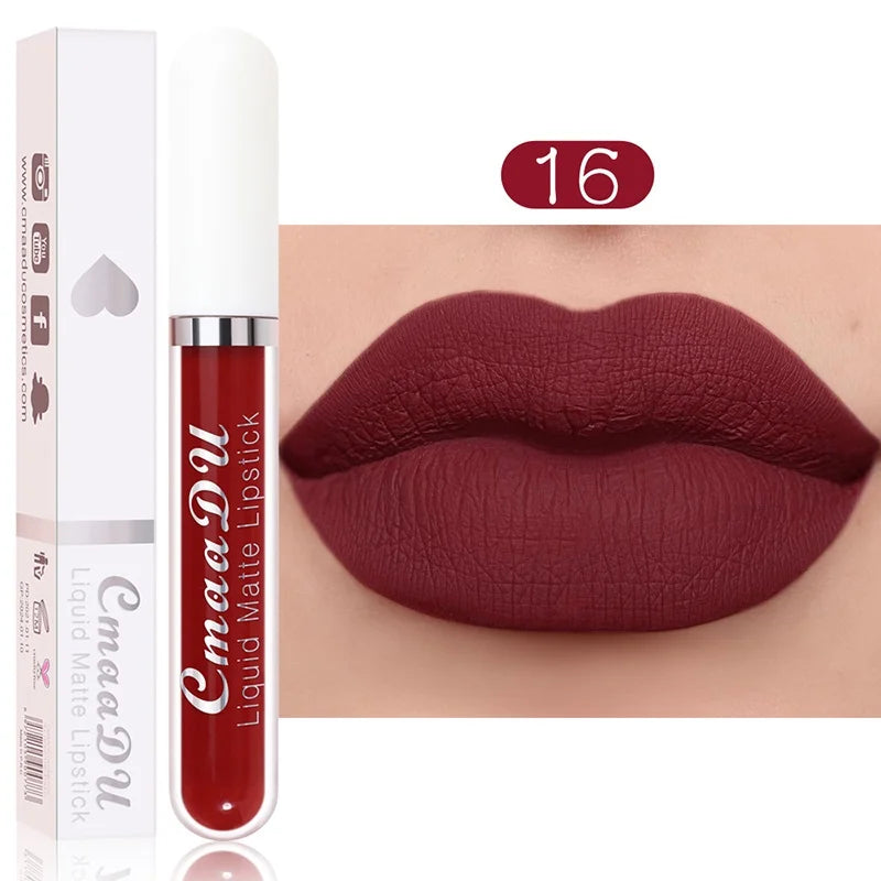 Labial liquido mate de larga duración