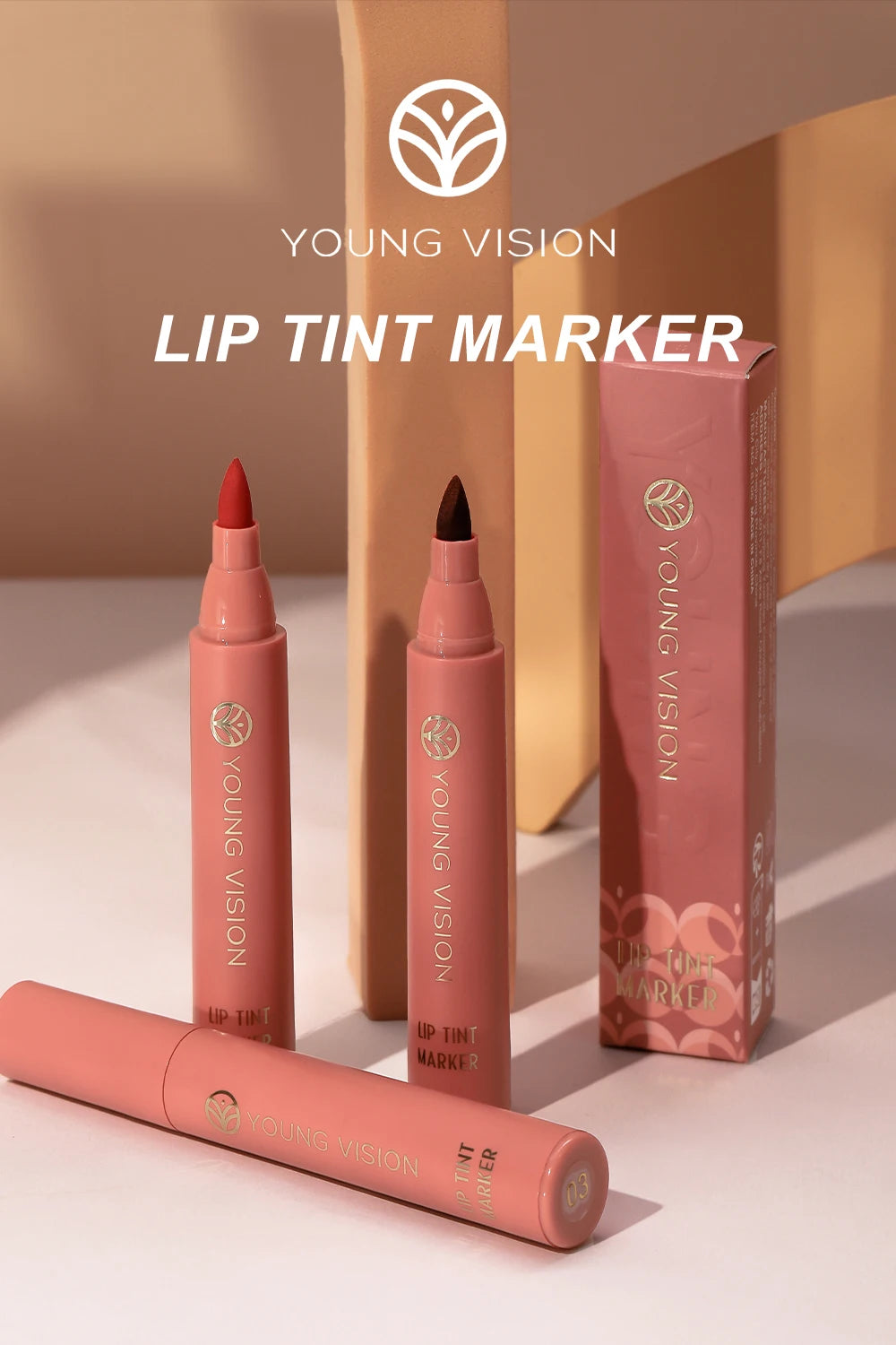 Lápiz de Labios Resistente al Agua con Color Intenso y Duradero