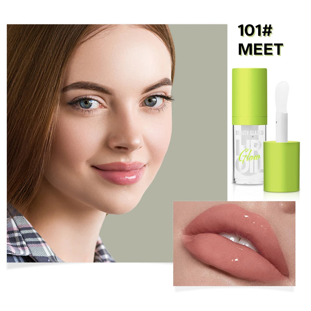 Aceite Labial Brillo Hidratante Nutritivo para Labios Suaves y Brillantes