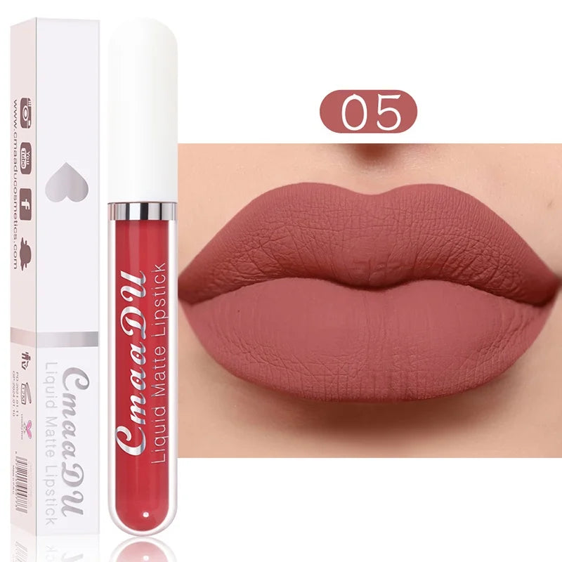 Labial liquido mate de larga duración