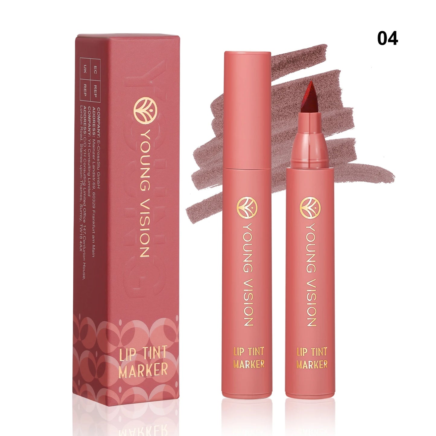 Lápiz de Labios Resistente al Agua con Color Intenso y Duradero
