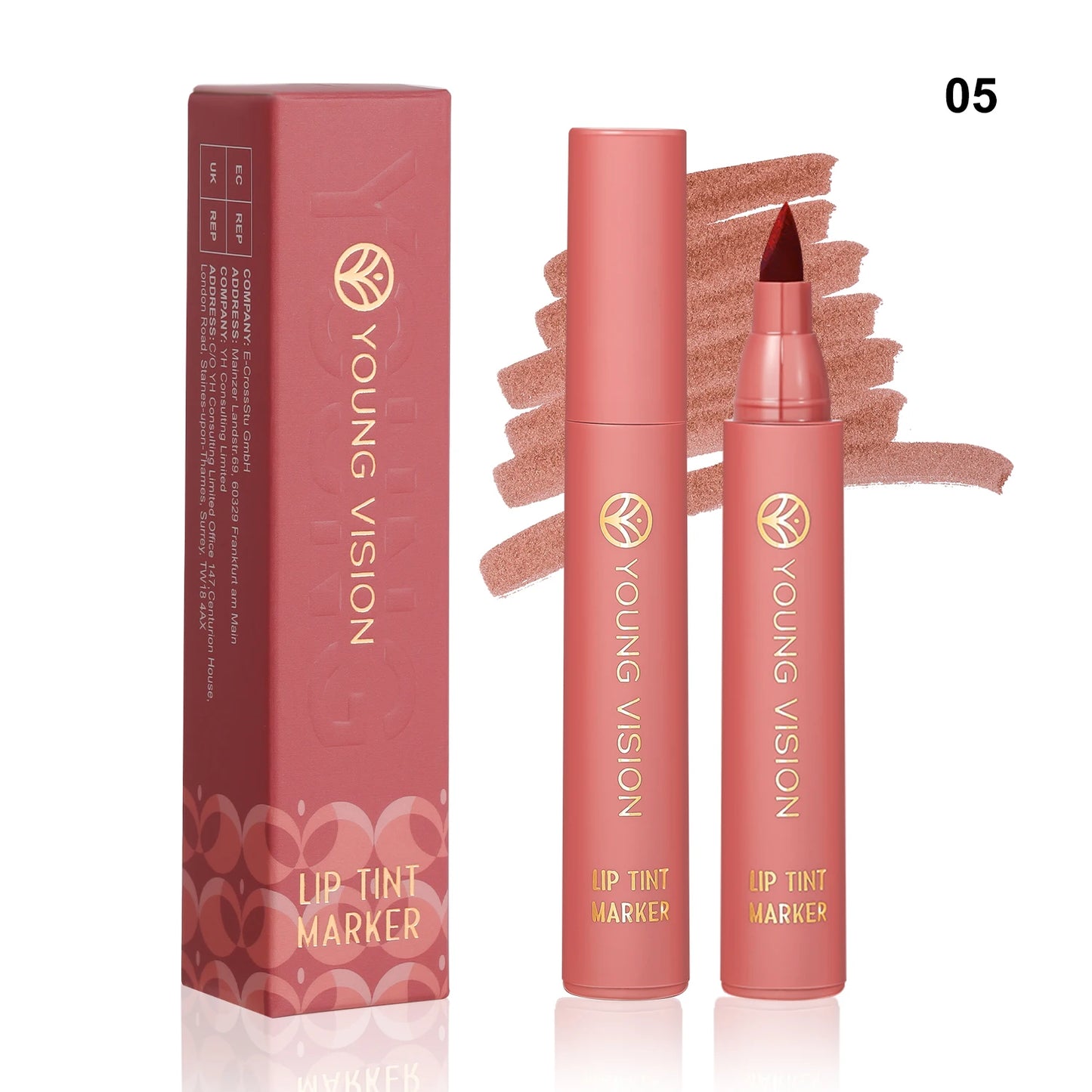 Lápiz de Labios Resistente al Agua con Color Intenso y Duradero