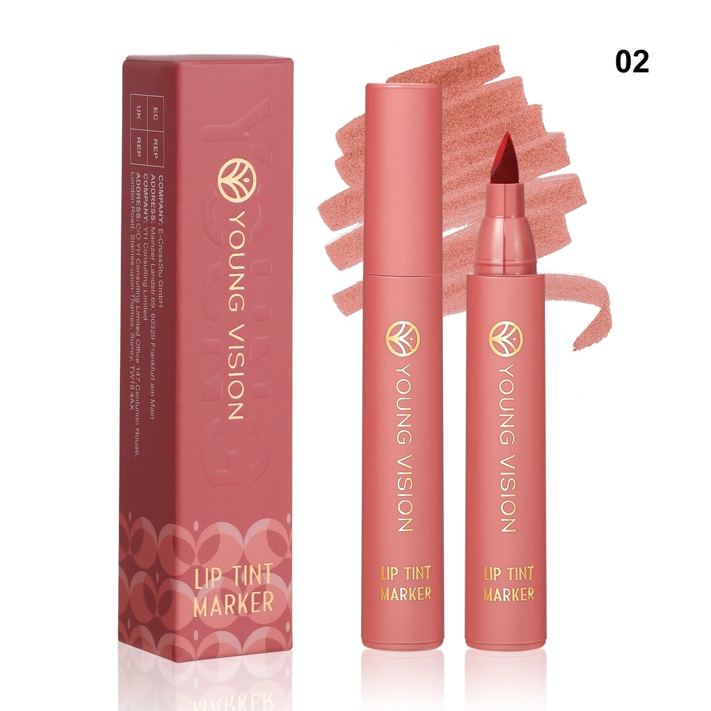 Lápiz de Labios Resistente al Agua con Color Intenso y Duradero