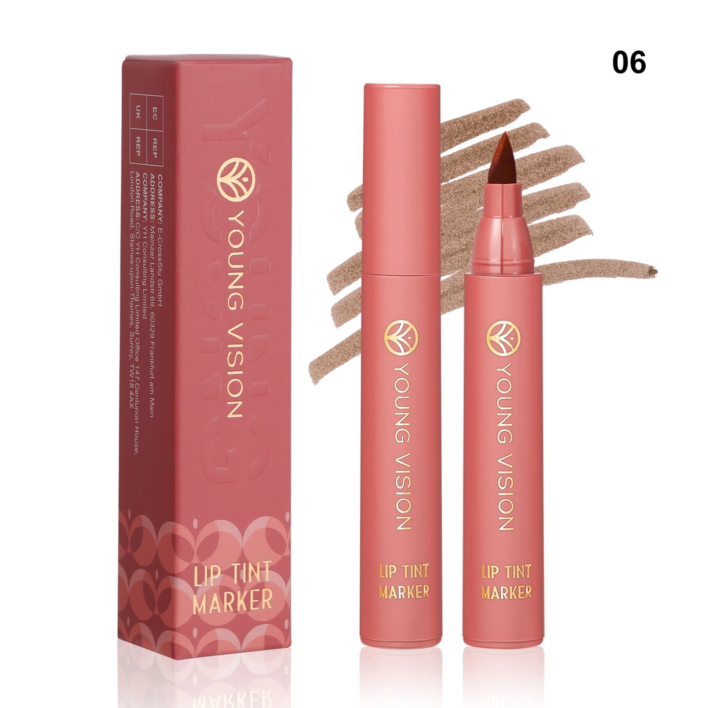 Lápiz de Labios Resistente al Agua con Color Intenso y Duradero