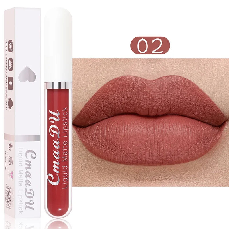 Labial liquido mate de larga duración