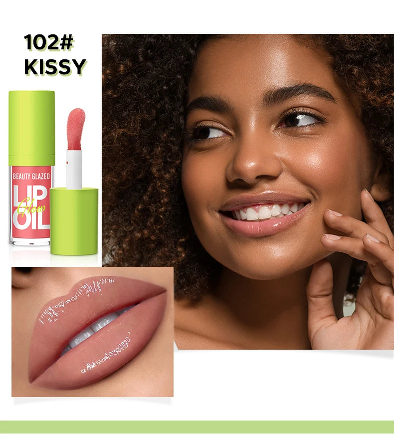 Aceite Labial Brillo Hidratante Nutritivo para Labios Suaves y Brillantes