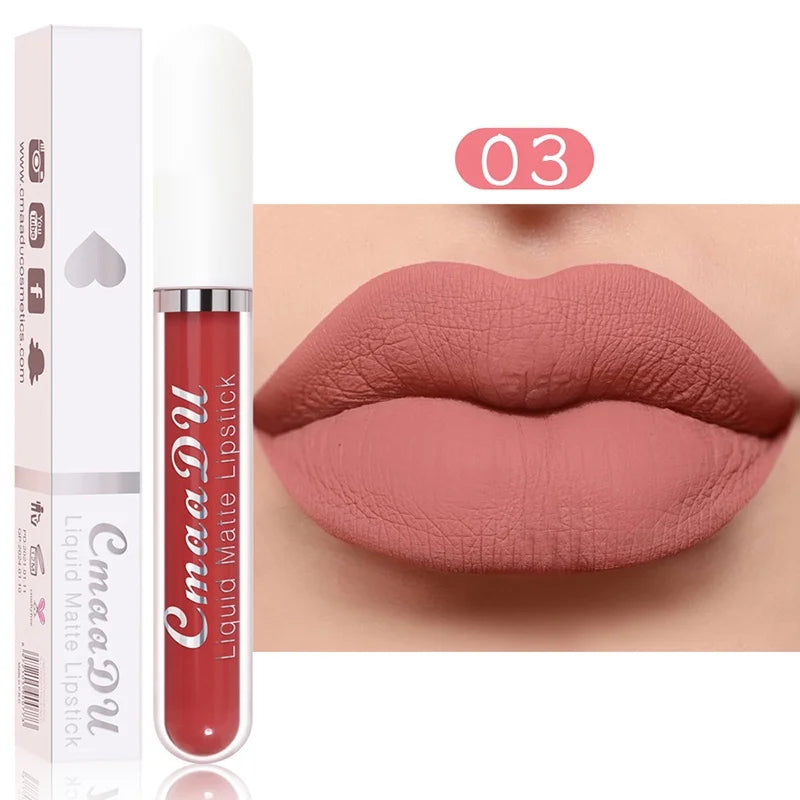 Labial liquido mate de larga duración