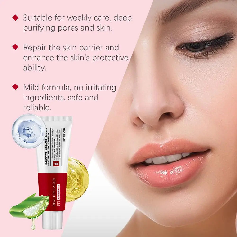 Mascarilla nocturna hidratante de colágeno