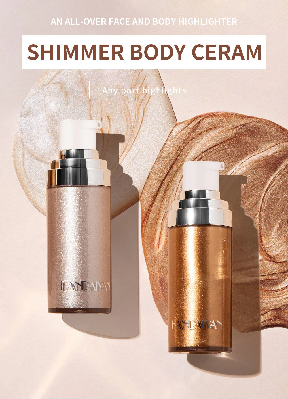Shimmer Body hidratante Loción iluminadora