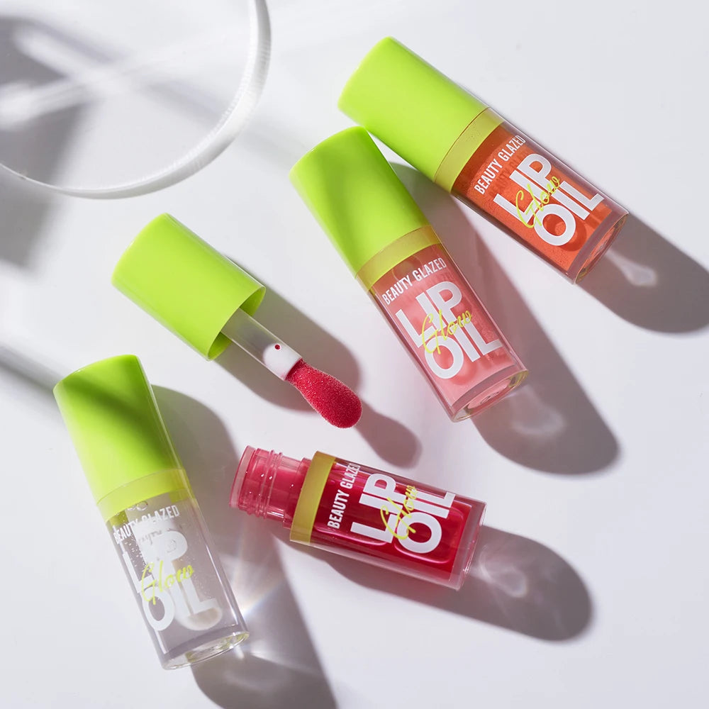 Aceite Labial Brillo Hidratante Nutritivo para Labios Suaves y Brillantes