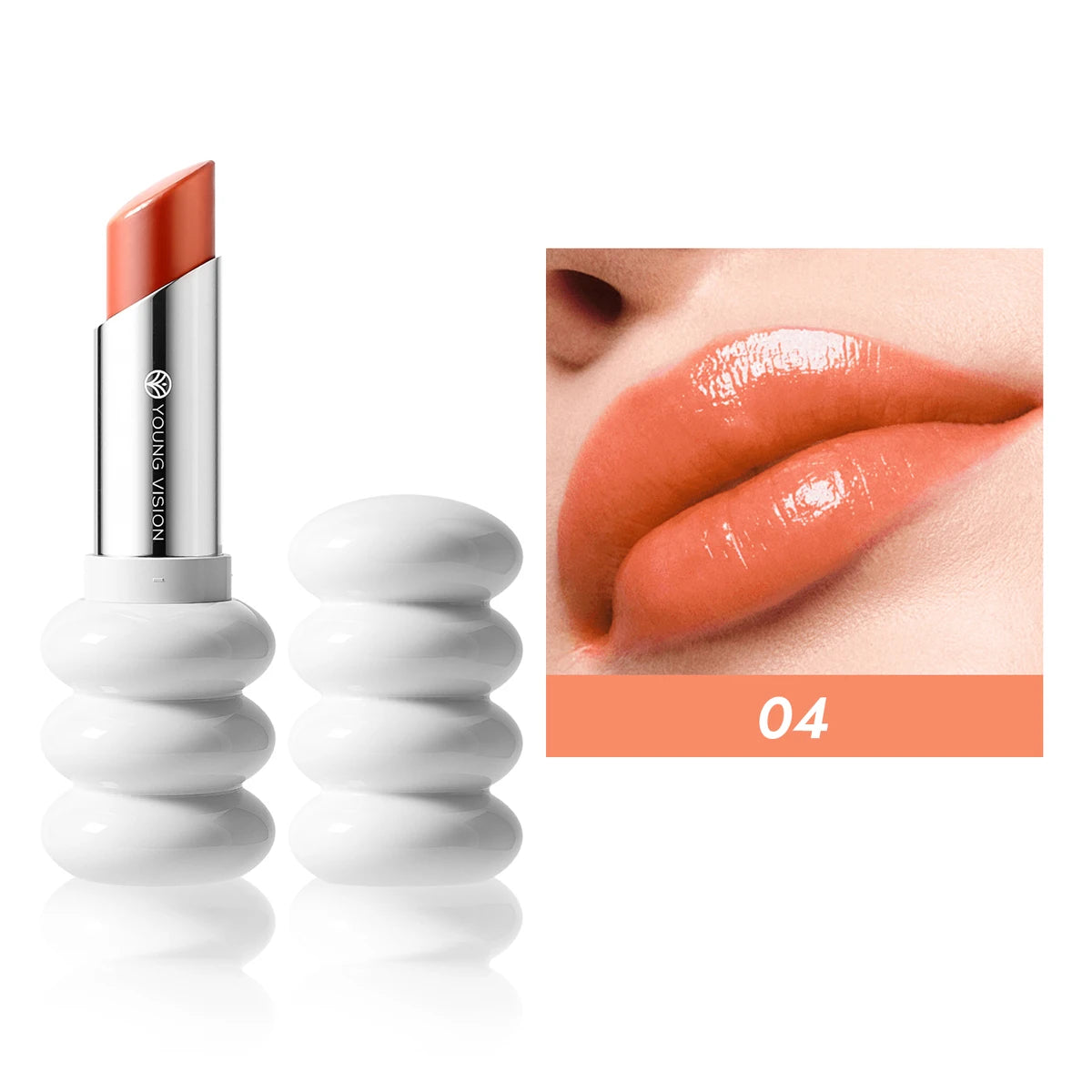 Brillo Labial Hidratante Fórmula Suave Acabado Radiante Para Labios Nutridos Y Frescos