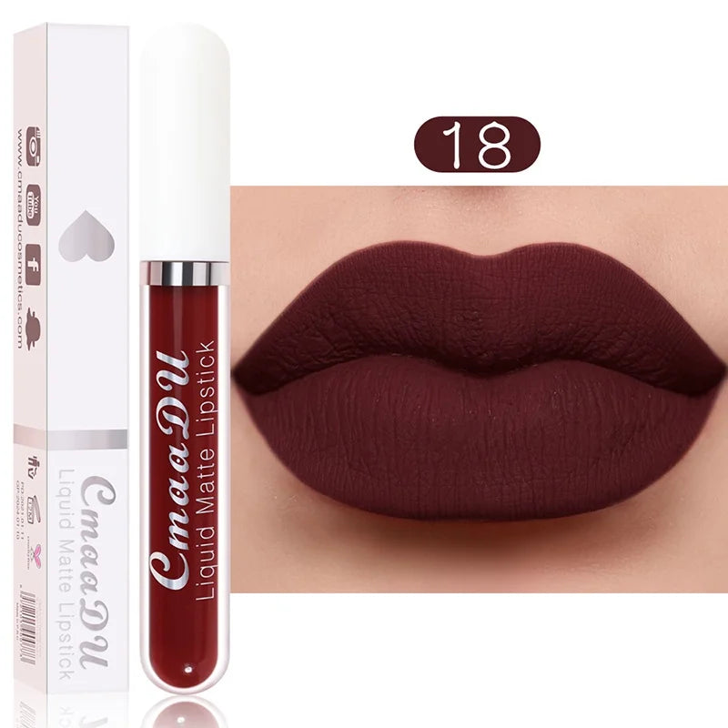 Labial liquido mate de larga duración