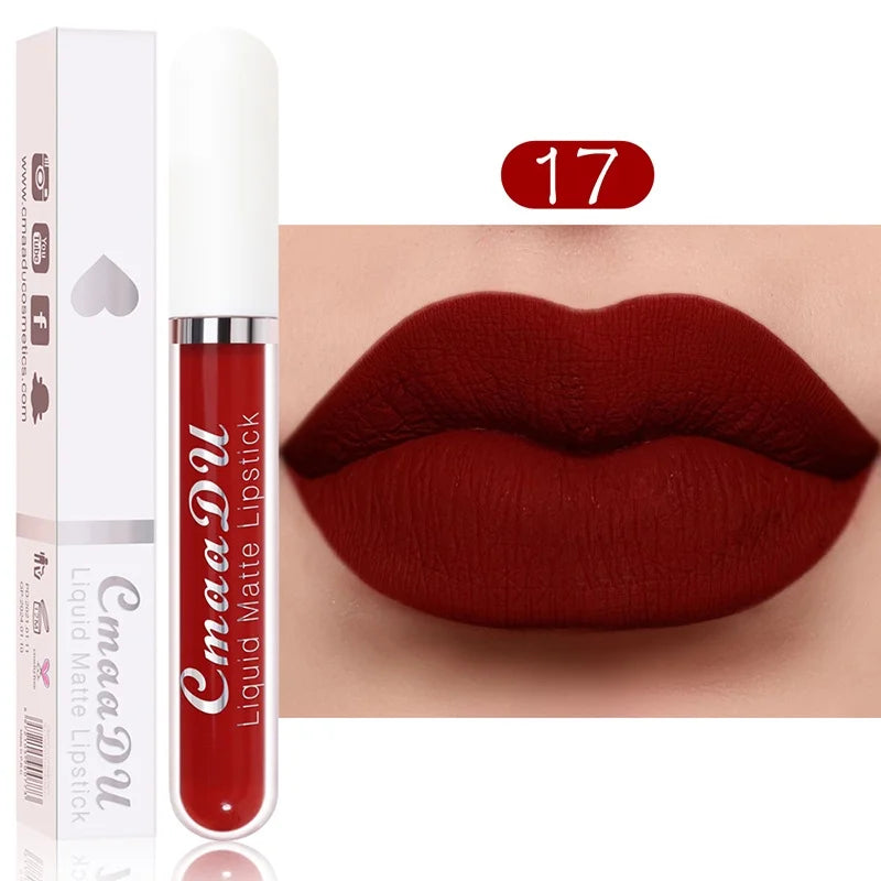 Labial liquido mate de larga duración