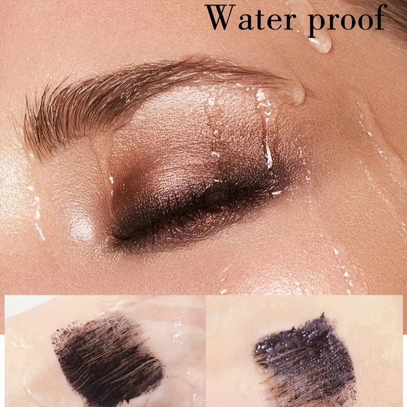 Mascara Extra Volumen a Prueba de Agua con 100% Colágeno para Pestañas Intensas y Duraderas