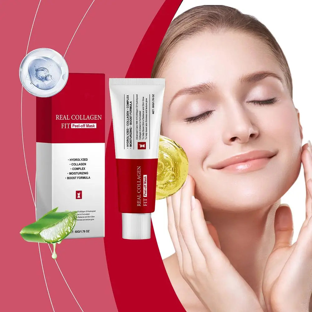 Mascarilla nocturna hidratante de colágeno