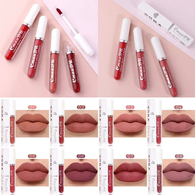 Labial liquido mate de larga duración