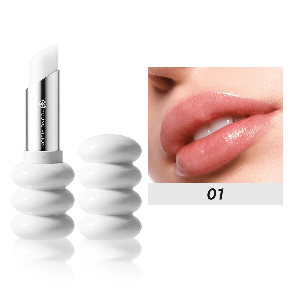 Brillo Labial Hidratante Fórmula Suave Acabado Radiante Para Labios Nutridos Y Frescos
