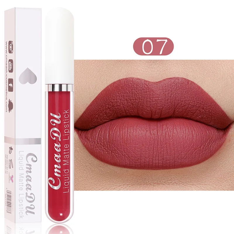 Labial liquido mate de larga duración