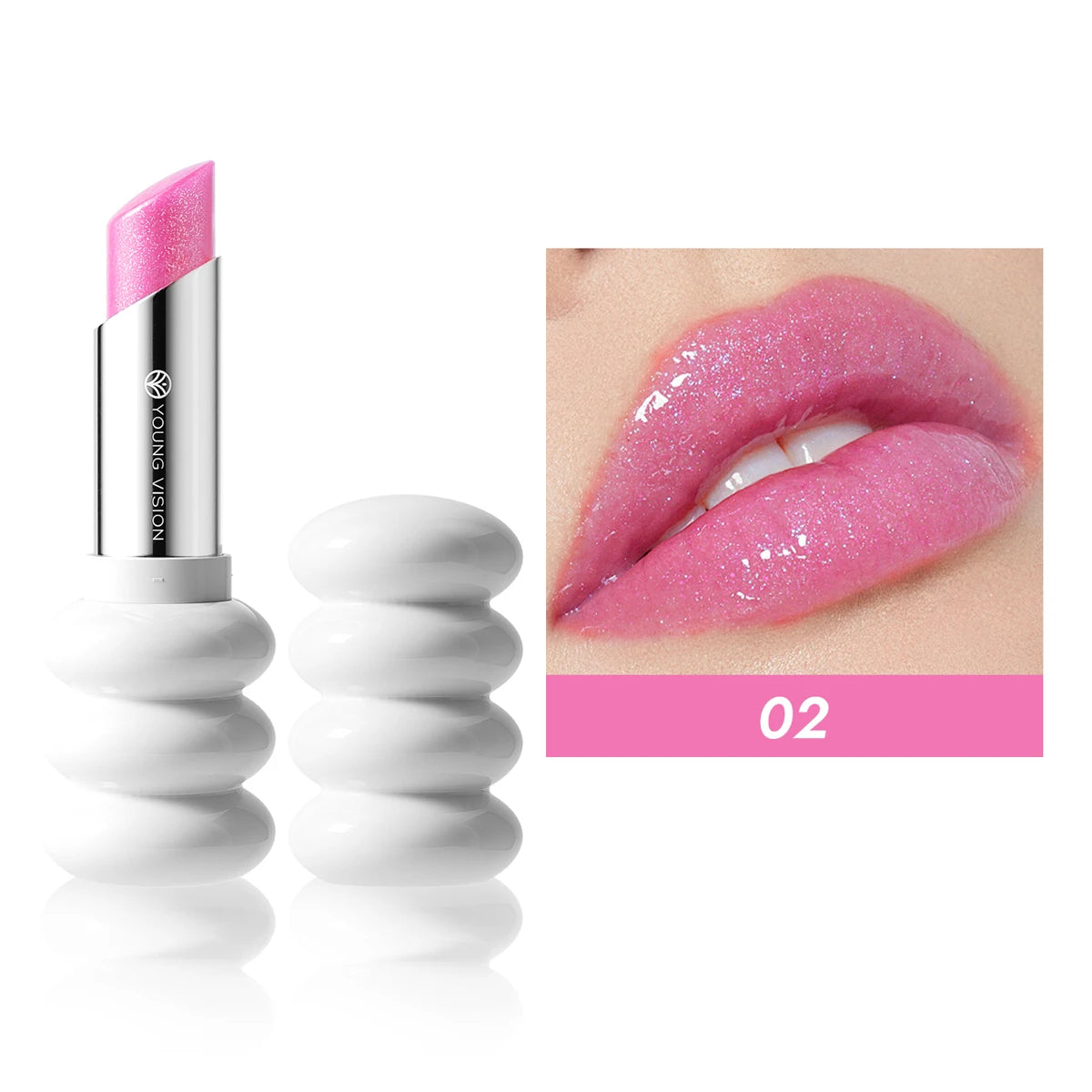 Brillo Labial Hidratante Fórmula Suave Acabado Radiante Para Labios Nutridos Y Frescos