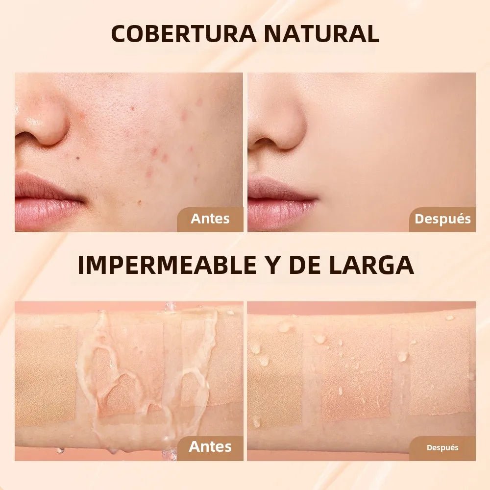 Base de maquillaje 30ml Alta cobertura con SPF30 - Filttro - Filttro