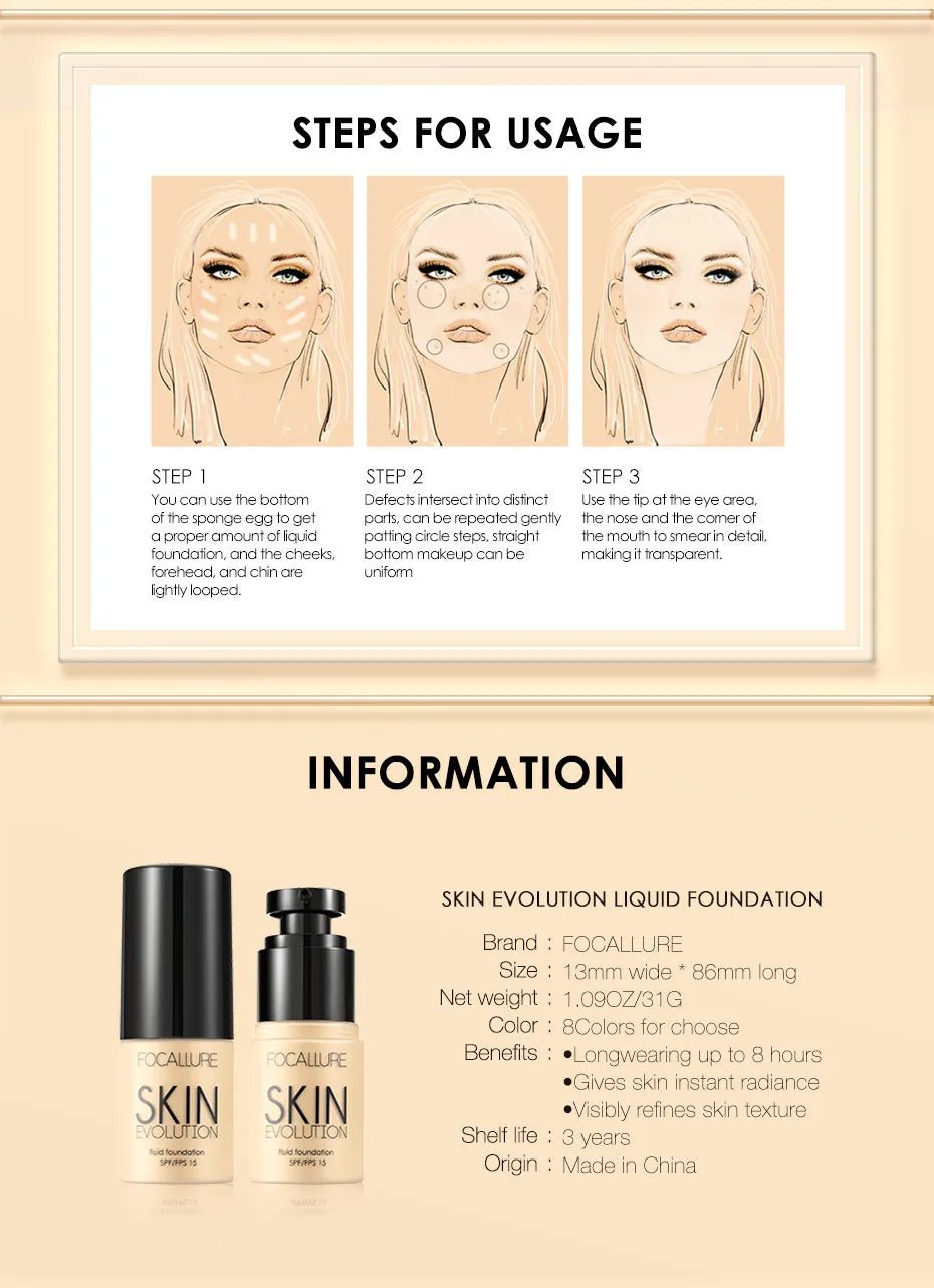 Base de Maquillaje Líquida Corrector Hidratante Control de Grasa - Filttro - Filttro
