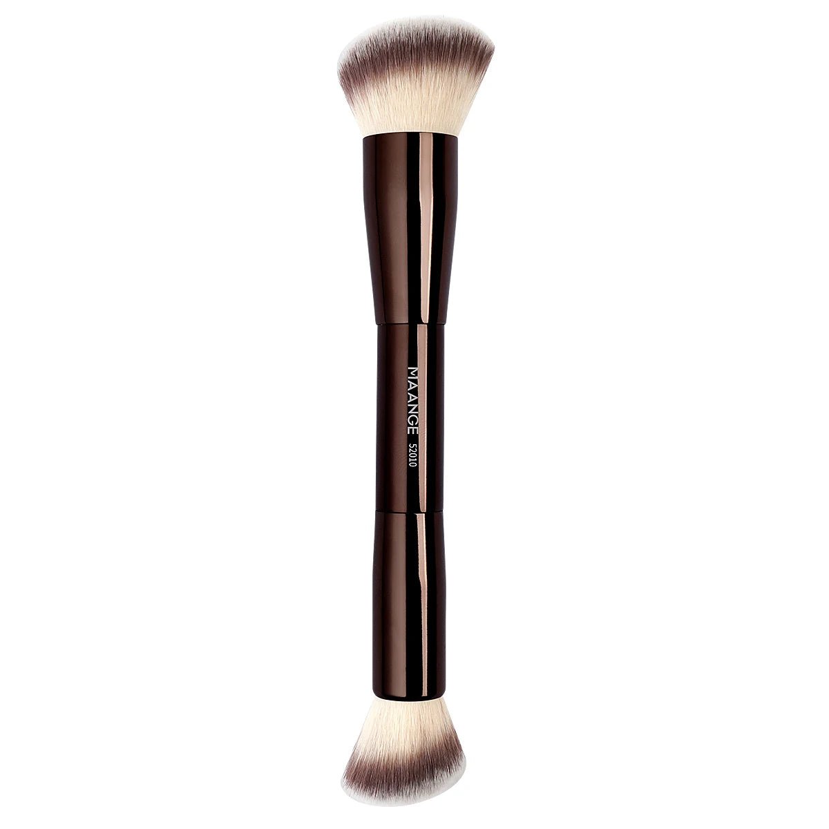 Brochas de Maquillaje MAANGE Doble Cabeza para Base, Polvo, Corrector, Colorete y Bronceador con Cerdas de Fibra Suave - Filttro - Filttro