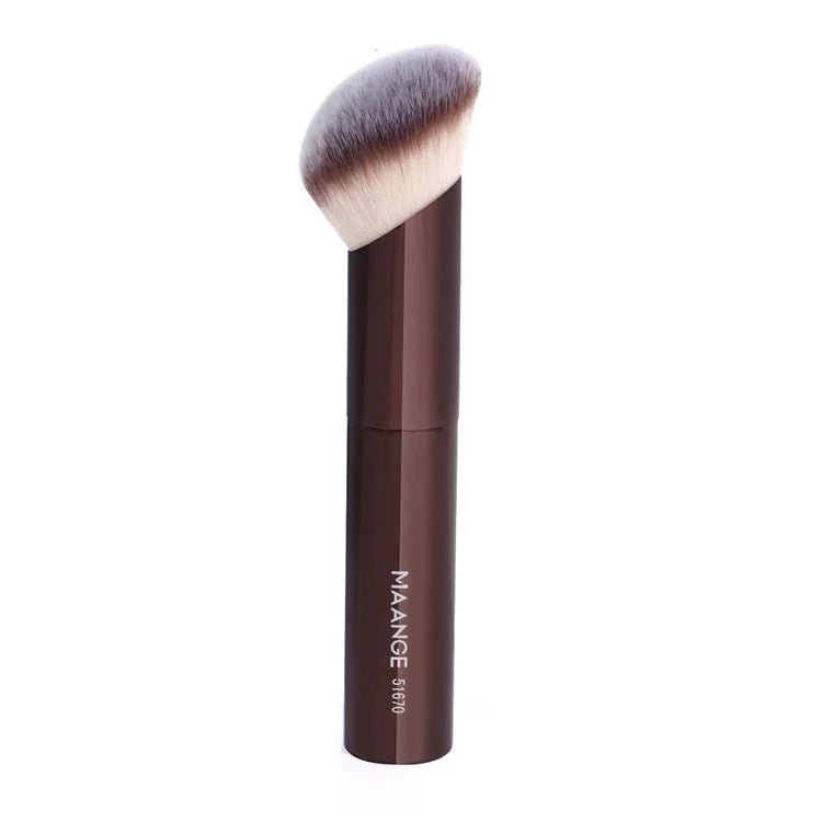 Brochas de Maquillaje MAANGE Doble Cabeza para Base, Polvo, Corrector, Colorete y Bronceador con Cerdas de Fibra Suave - Filttro - Filttro