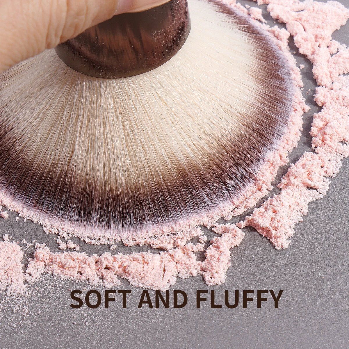 Brochas de Maquillaje MAANGE Doble Cabeza para Base, Polvo, Corrector, Colorete y Bronceador con Cerdas de Fibra Suave - Filttro - Filttro