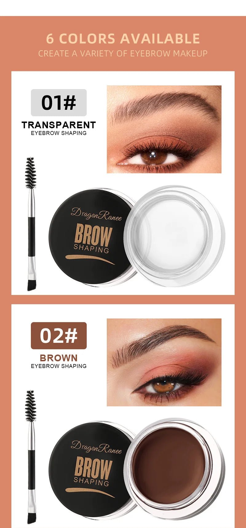 Gel moldeador de cejas en crema - Filttro - Filttro