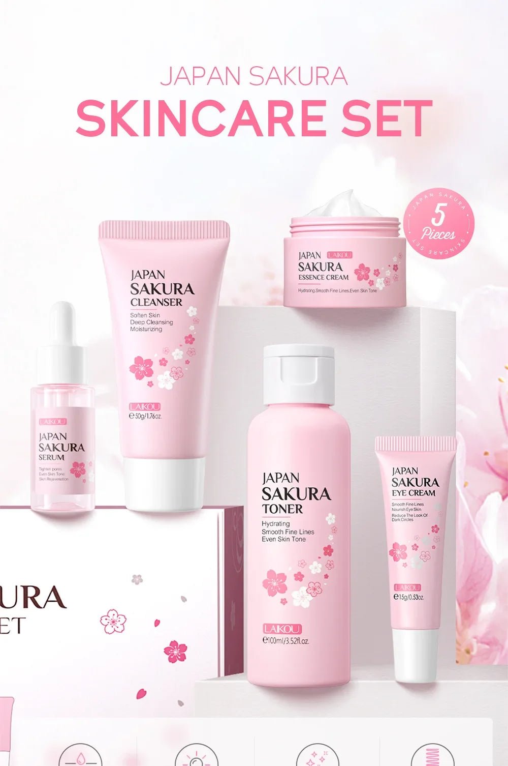 Kit Coreano de cuidado facial. Hidratación, reducción de líneas finas y limpieza de poros - Filttro - Filttro