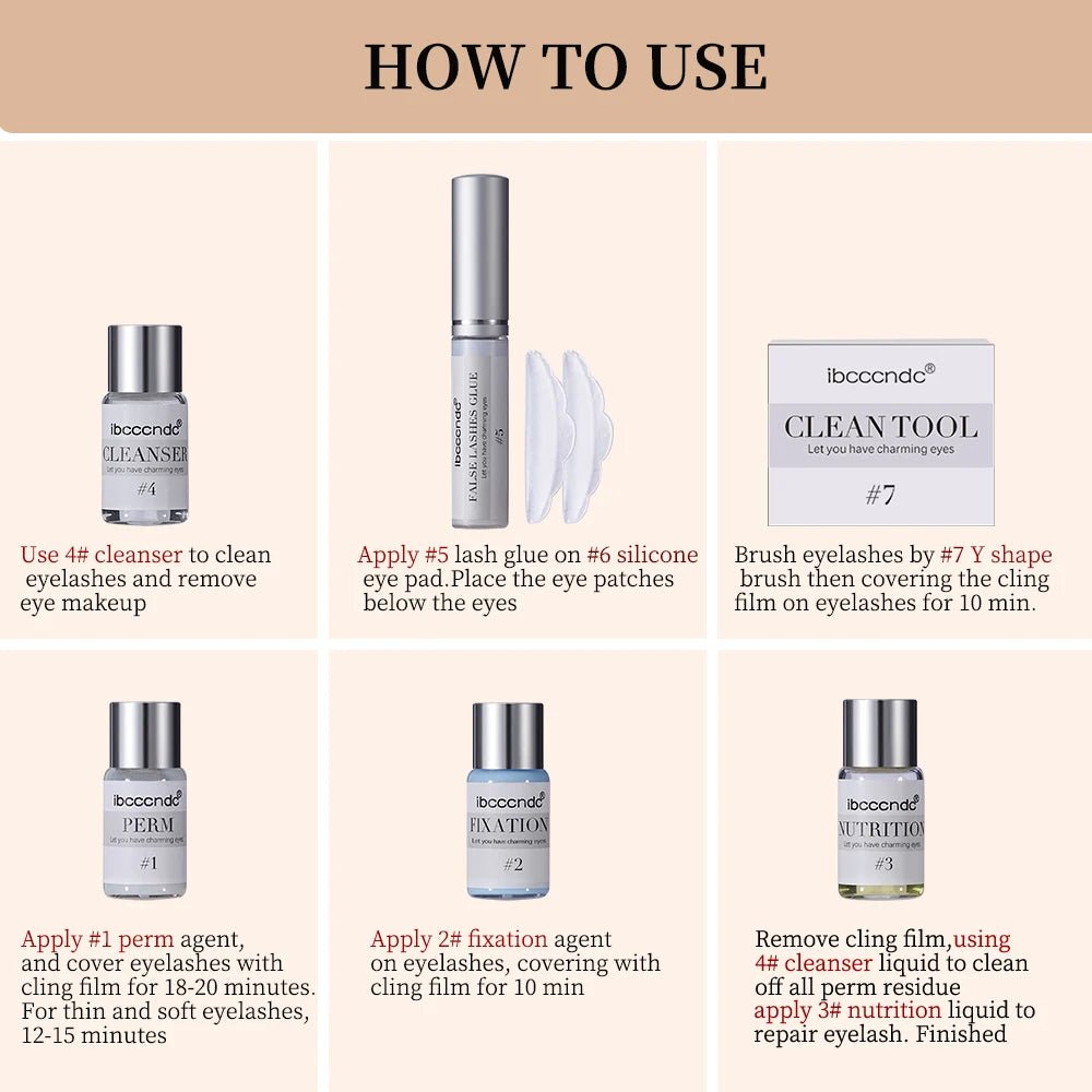 Kit de Lifting y Laminado de Pestañas con Herramientas para Rizado y Elevación - Filttro - Filttro