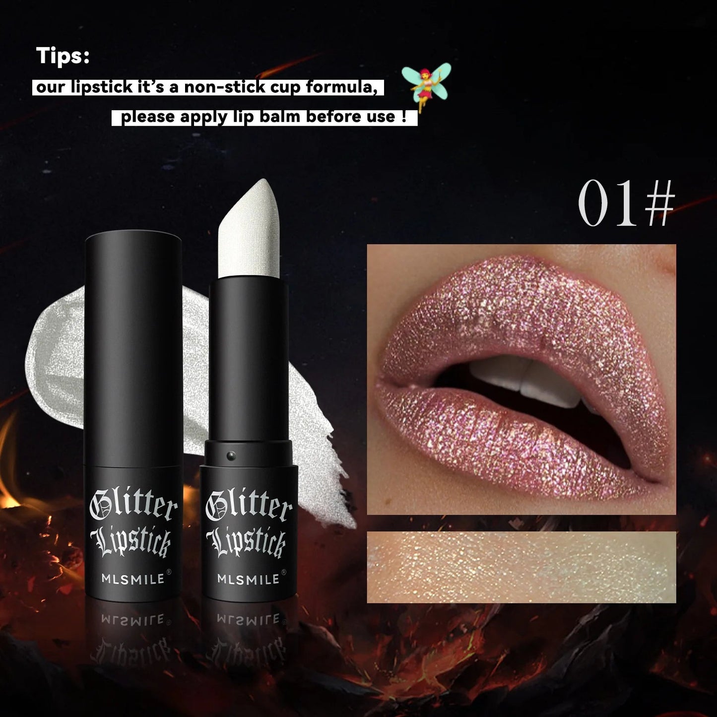 Labial Glitter Glam Glow - Filttro - Filttro