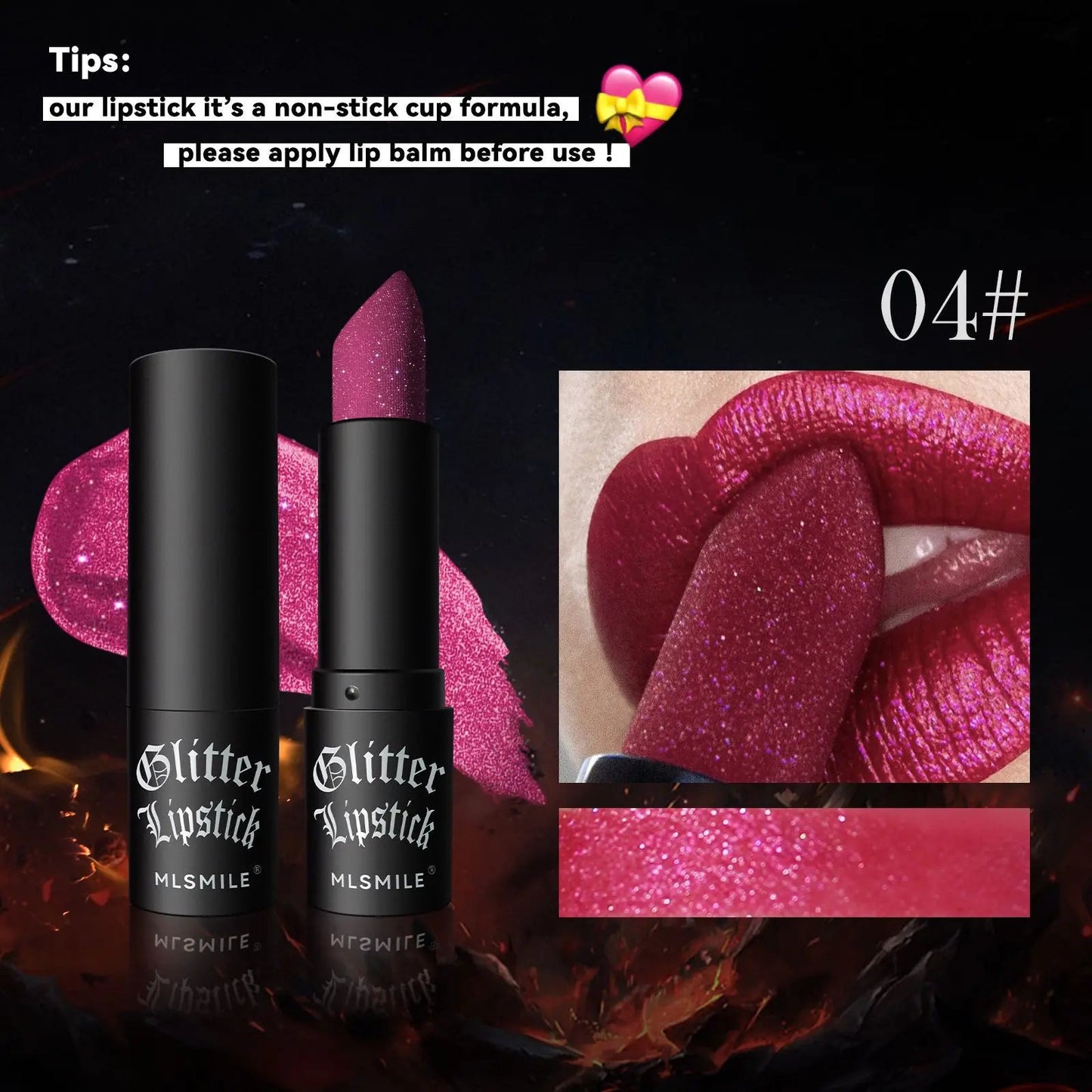 Labial Glitter Glam Glow - Filttro - Filttro