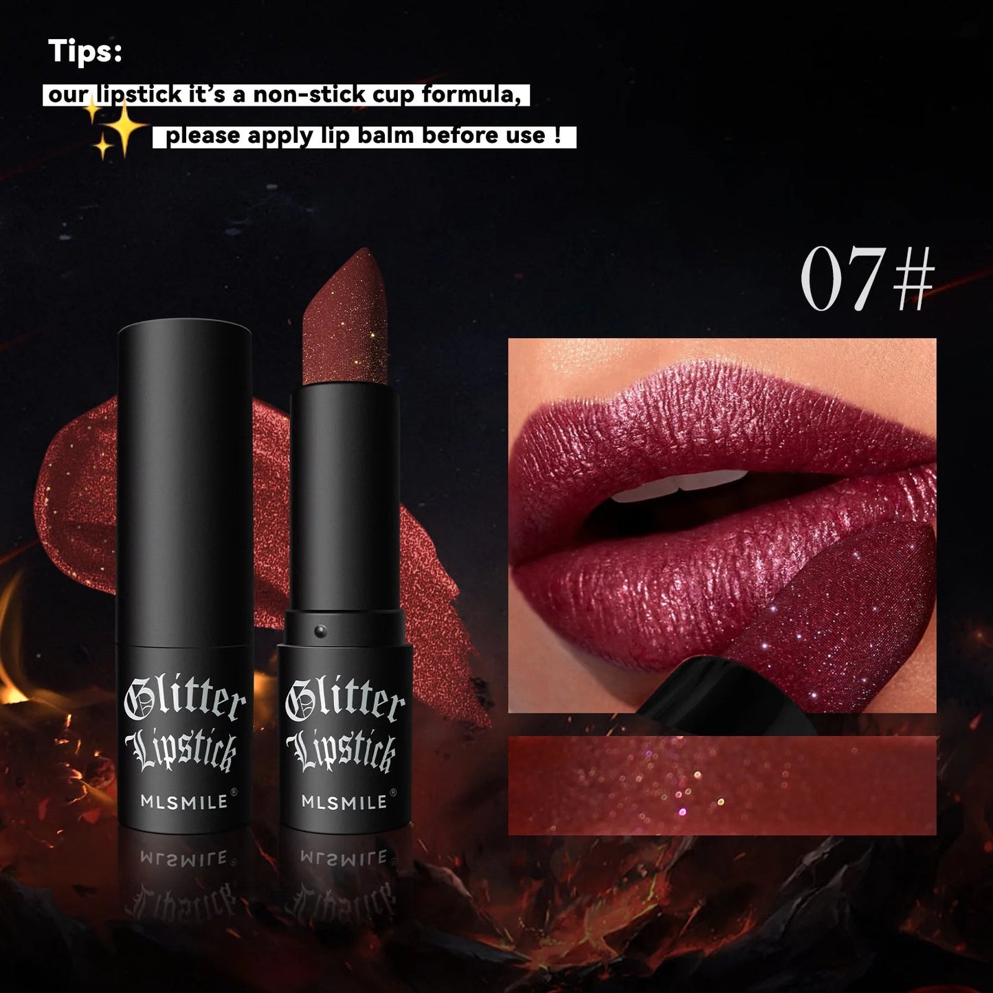 Labial Glitter Glam Glow - Filttro - Filttro