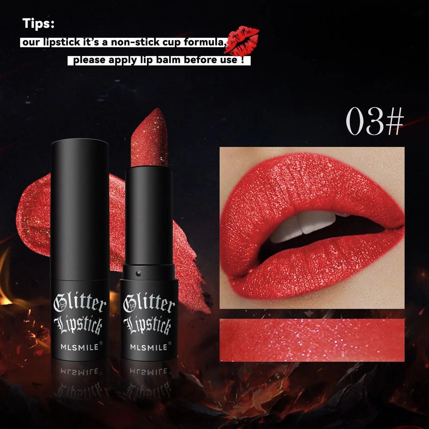 Labial Glitter Glam Glow - Filttro - Filttro