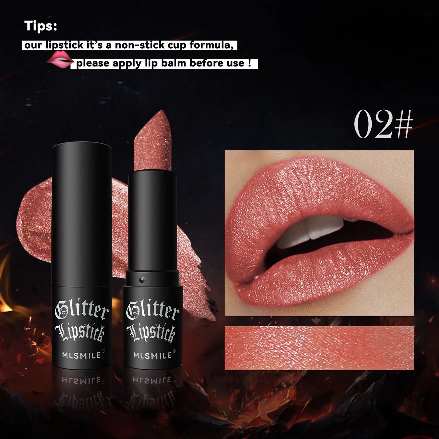 Labial Glitter Glam Glow - Filttro - Filttro