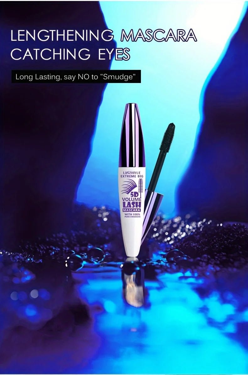 Mascara Extra Volumen a Prueba de Agua con 100% Colágeno para Pestañas Intensas y Duraderas - Filttro - Filttro