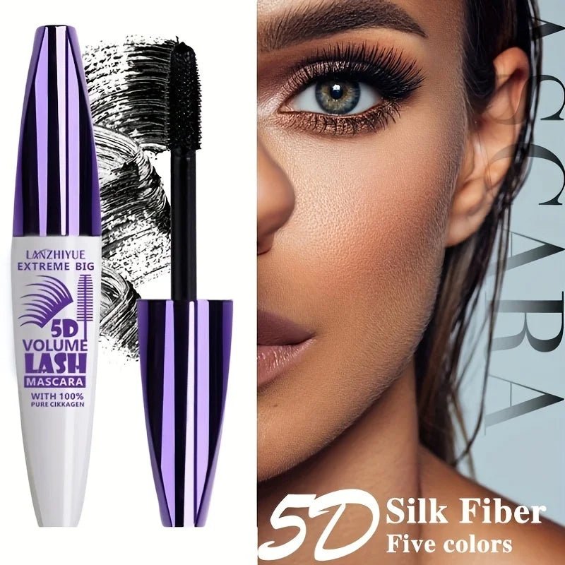Mascara Extra Volumen a Prueba de Agua con 100% Colágeno para Pestañas Intensas y Duraderas - Filttro - Filttro