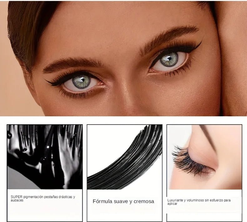 Mascara Extra Volumen a Prueba de Agua con 100% Colágeno para Pestañas Intensas y Duraderas - Filttro - Filttro