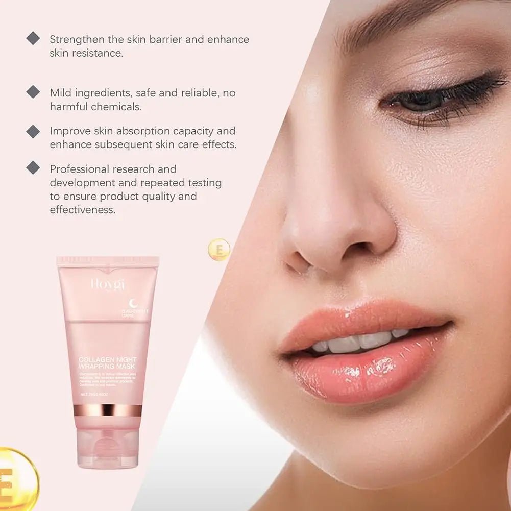 Mascarilla Facial Nocturna de Colágeno Coreana, Crema Hidratante Profunda - Filttro - Filttro