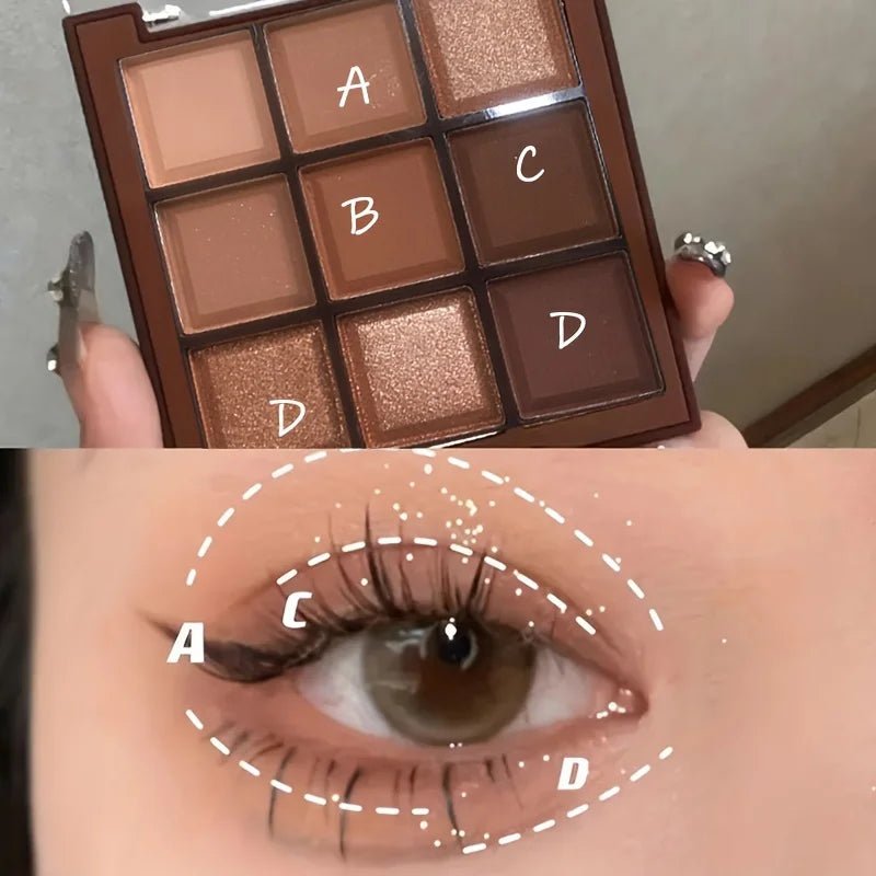 Paleta de 9 sombras de ojos - Filttro - Filttro