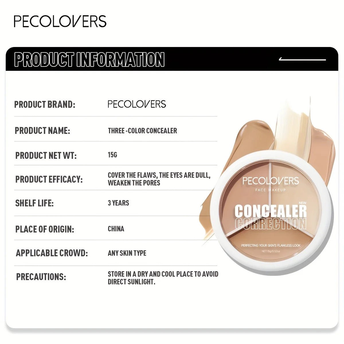 Paleta de correctores 3 en 1 - Filttro - Filttro
