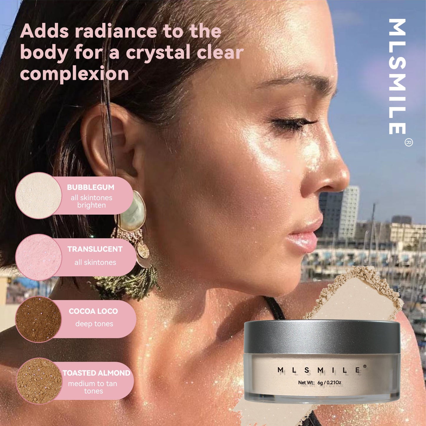 Pearlescent Face Powder - Polvo iluminador y corrector - Filttro - Filttro