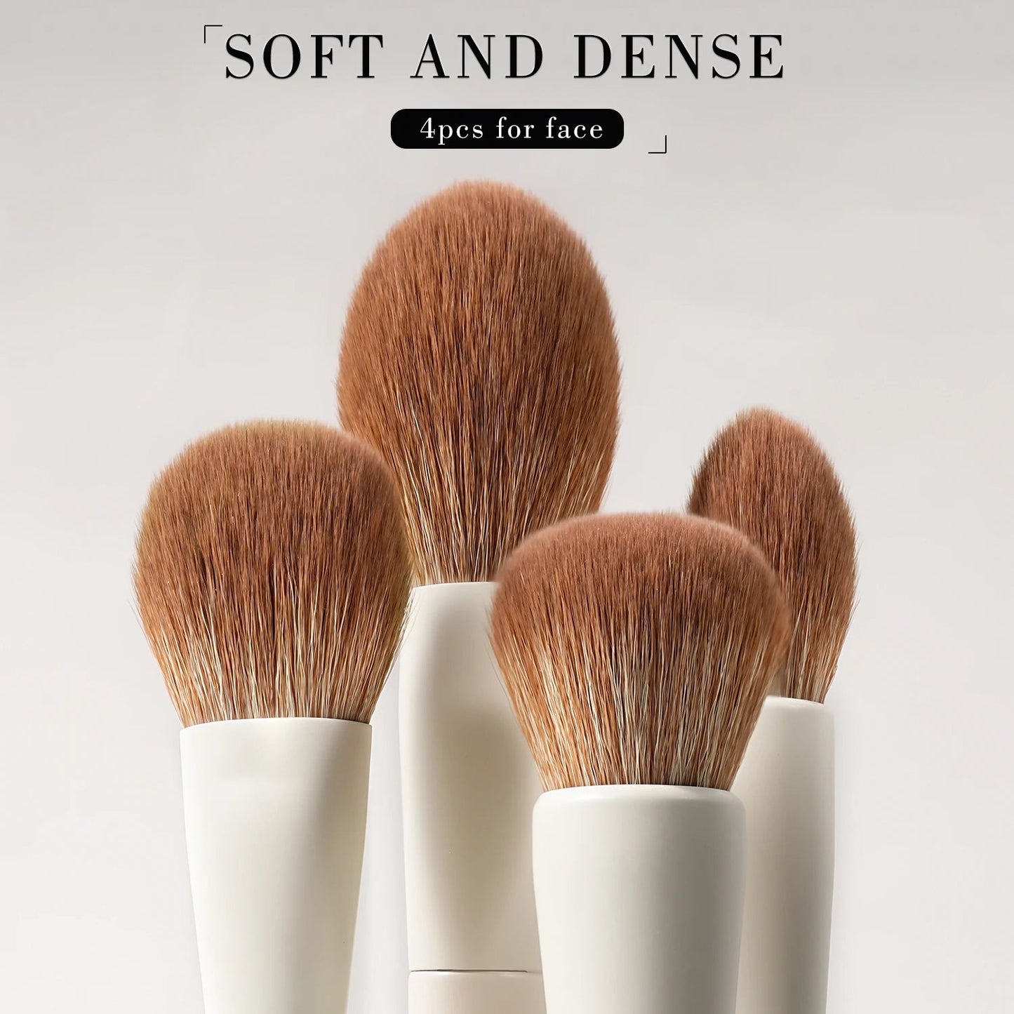 Set 15 Brochas de maquillaje BEILI para base, contorno, sombras, delineado, rubor, difuminado e iluminador. - Filttro - Filttro