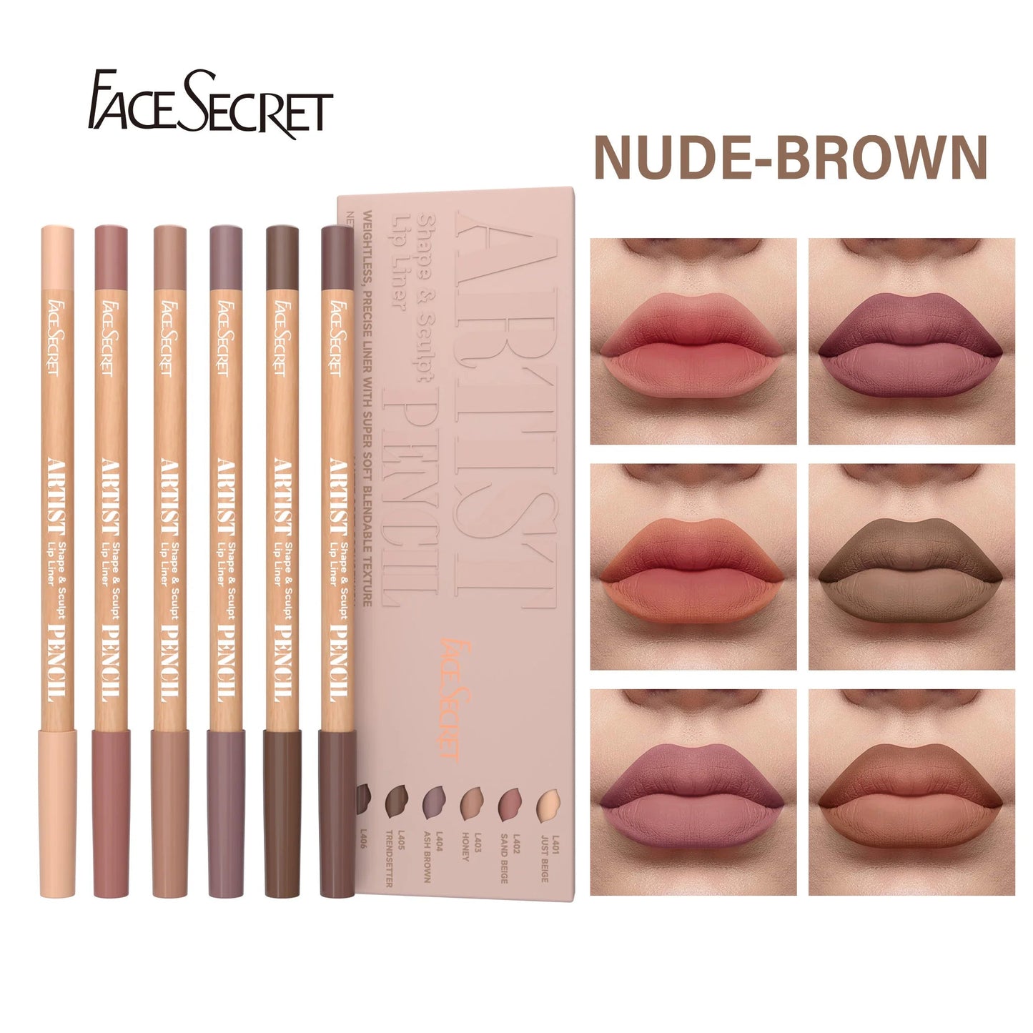 Set de 6 delineadores de labios - Filttro - Filttro