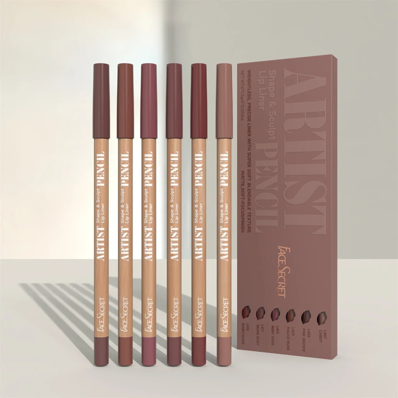 Set de 6 delineadores de labios - Filttro - Filttro