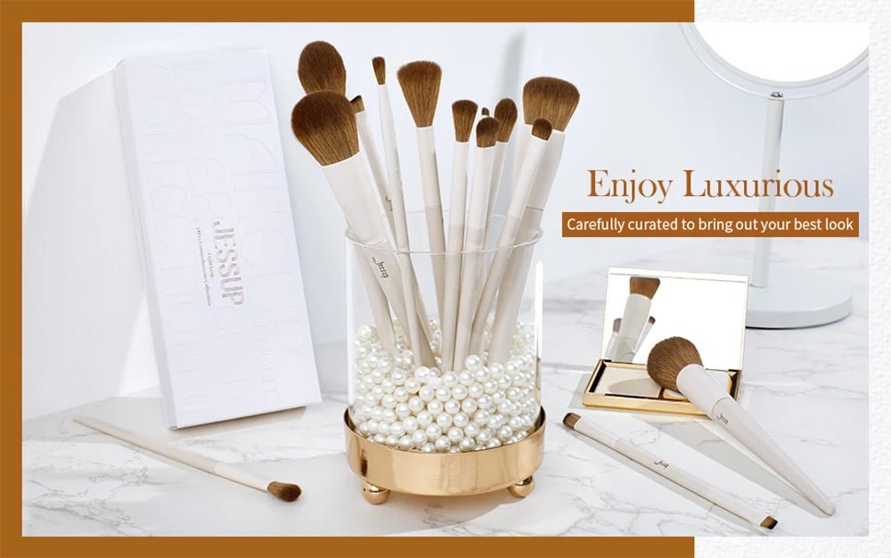 Set de Brochas de Maquillaje Jessup T329 con 14 piezas - Filttro - Filttro